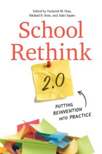 An image of the book cover for "School Rethink 2.0"