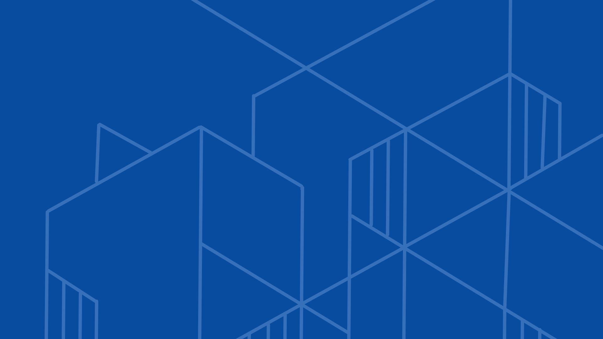 A blue background with lines.