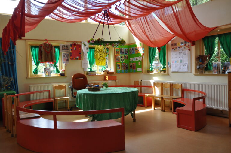 A photo of the kindergarten classroom of De Werkplaats