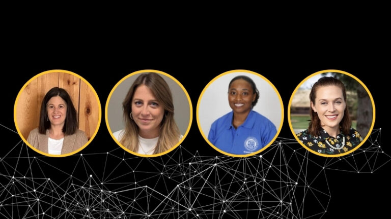 Headshots of Megan Rios, Lindsey Holmes, Kelly L Owen and Haley Hurst.